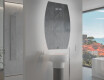 LED Badeværelses spejl med uregelmæssig form M221 #9