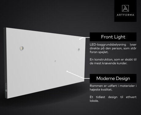 SMART Badeværelsesspejl med lys LED L49 Samsung #5